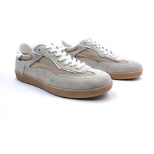 Marcomen M23171 Hakiki Süet Deri Erkek Bej Sneaker Spor Ayakkabı