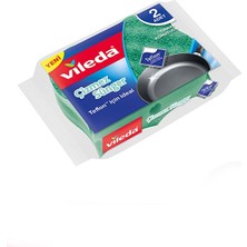 Vileda Sünger 2'li Çizmez Oluklu Eko Paket 3 Adet