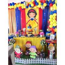 Feyza Design 50 Balon ve Zincirli Renkli Doğum Günü Dekorasyon Seti