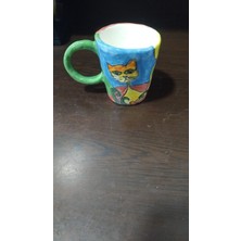 Es Dekor Seramik Büyük Kupa El Yapımı 8X9CM 1 Adet