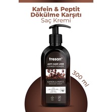Tresan Kafein & Peptit Dökülme Karşıtı Saç Bakım Kremi 300 ml 2 Adet