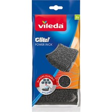 Vileda Power Pad 2'li Inox 4 Adet