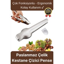 Feyza Design Çok Fonksiyonlu Ergonomik Paslanmaz Çelik Kırma ve Açma Aleti
