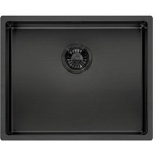 Viviano 40X50 cm 1 mm Keten Doku Titanyum Paslanmaz Çelik Eviye