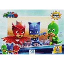 Puzzle Frame Pj Mask 35 Parça 2 Adet