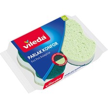 Vileda Sünger Parlak 2'li Oluklu 4 Adet