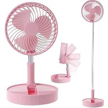 Starseven 4 Modlu Şarjlı Katlanabilir Yükseltilebilir Taşınabilir Teleskopik Fan Vantilatör Ön Kapak Çıkabili