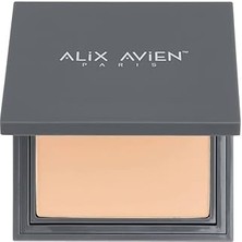Starseven Alix Avien Kompakt Pudra - 12 Saate Kadar Kalıcılık - Soğuk Cilt Alt Tonu - Compact Powder 02 True