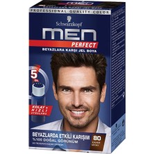 Men Perfect 80 Siyah Kahve Erkek Saç Boyası 2 Adet