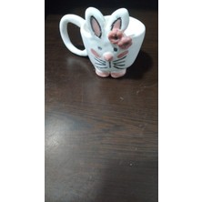 Es Dekor Seramik Küçük Kupa El Yapımı 7,5X10CM 1 Adet