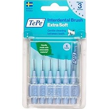 Starseven Tepe Blister X-Soft 0.6 mm - Mavi̇ Arayüz Fırçası (1x 8 Adet)