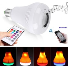 By Nevser® Kumandalı Bluetooth Hoparlör Ampul Ld-37