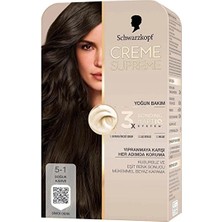 Creme Supreme Saç Boyası 5-1 Soğuk Kahve 4 Adet