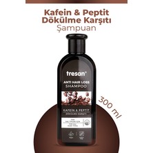 Tresan Kafein & Peptit Dökülme Karşıtı Saç Bakım Şampuanı 300 ml 3 Adet