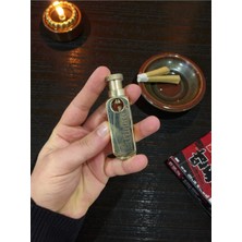 Feyza Design Yubang Pirinç Ürün Özgün Tasarım Malboro Yazılı Çakmak