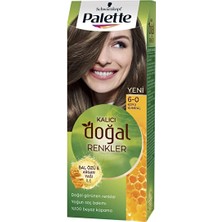Palette Natural Saç Boyası 6.0 Koyu Kumral 3 Adet
