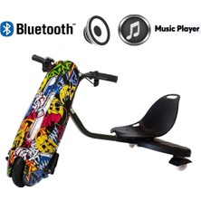 Özbience Elektrikli Kaykay Hoverboard, Işıklı ve Bluetooth Hoparlörlü