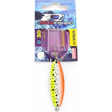 Acun Fishing 3D Uv Etkili Olta Kaşığı – Turna Levrek Alabalık Spin Yemi 18GR