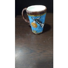 Es Dekor Seramik Büyük Kupa El Yapımı 7,5X11CM 1 Adet