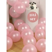 Feyza Design Yumuşak ve Işıltılı Çok Renkli Metalik Bebek Balonu