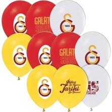 Feyza Design Kırmızı Baskılı Balon 10 Adet – Parti ve Eğlence Malzemeleri