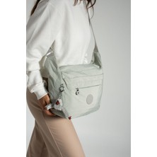 Sanmorris 3009 Kadın Suya Dayanıklı Kumaş Çok Gözlü Çapraz Askılı Okul Seyahat ve Omuz Çantası