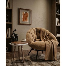 AVYNA Arvıon™ Modern Lounge Berjer | Ergonomik Tv Koltuğu ve Okuma Sandalyesi - Kahverengi