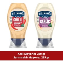 Hellmann's Sarımsaklı Mayonez 235G Acılı Mayonez 230G
