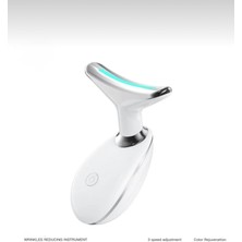 LED Işıklı Boyun ve Yüz Bakım Cihazı 3 Kademeli Cilt Gençleştirici Masaj Aleti Kırışıklık Karşıtı Skin & Neck Care Device