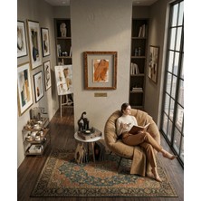 AVYNA Nobelıa™ Premium Berjer Koltuk | Tv Izleme, Kitap Okuma ve Dinlenme Koltuğu - Kahverengi