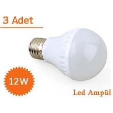 LTG Nova 12W Tasarruflu LED Ampul ( 3 Adet )
