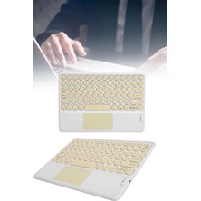 GIGA Android ve Ios Uyumlu Bluetooth Klavye Touchpad Slim Kablosuz Wifi Q Klavye