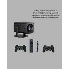 GIGA Android Projeksiyon Game Box – 1280X720P Hd Çözünürlük, Bluetooth,hdmı ve USB Girişli