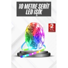 GIGA Rgb Şerit LED 10 Metre LED Işık Kumanda ile Kontrol Rgb
