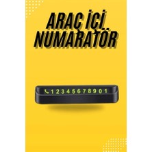 GIGA Araç Park Numaratörü Tüm Araçlara Uyumlu Araba Numaralık