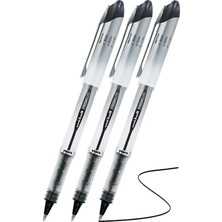 Uni Roller Yönetici Kalemi 0.8 mm UB-200 Siyah 3 Lü