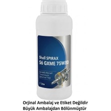 Shell Spirax S6 Gxme 75W80 - 1 Litre - Sentetik Şanzıman Yağı