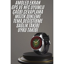 GIGA Akıllı Saat 1.5 Inç Amoled Ekran Çift Kordonlu Gps Nfc Uyumlu