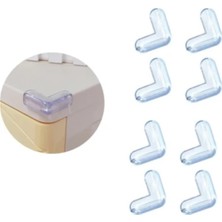 GIGA Masa Köşe Koruyucu 8 Li Set Bebek Çocuk Güvenlik Köşe Koruma Aparatı