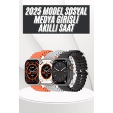 GIGA Yeni Nesil Akıllı Saat Uyku ve Sağlık Takibi Titeşimli Sesli Arama Mesaj ve Bildirim Görme