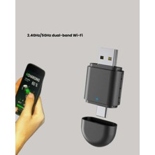 GIGA Kablosuz Carplay Adaptörü – Bluetooth 5.4 ve Wi-Fi 6 Teknolojili Tak & Çalıştır Dönüştür