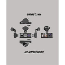 GIGA Ta-01 2.0 Inç Ekranlı 3 Kanallı Araç Kamerası