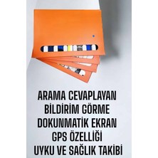 GIGA Akıllı Saat 7 Kordonlu Bildirim Görebilen Metal Kordon Gps Özelliği