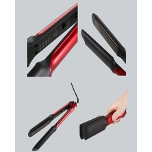 GIGA Elektriklenmeyi Azaltan Iyonlu Saç Düzleştirici – Titanyum Plaka ve Şık Tasarım