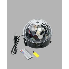 GIGA Rgb LED Disko Topu Projektör – Ev Partileri, Doğum Günleri ve Eğlence Için Işık Şovu