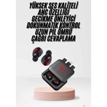 GIGA Kablosuz Şarj Göstergeli Powerbank Özellikli Bluetooth Kulaklık Çağrı Cevaplayabilen