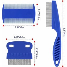 GIGA Evcil Hayvan Tarak Seti 4'lü Bit Tarağı Ked Köpek Tüyüne Uygun