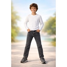 Almira Anne Bebek Erkek Çocuk Giyim Için Rahat ve Şık Kot Pantolonlar