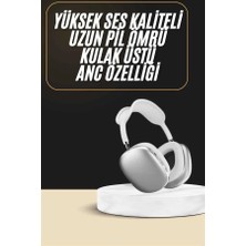 GIGA 2025 Model Kulak Üstü Kablosuz Bluetooth Kulaklık Gürültü Azalta Uzun Pil