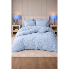 More Home Çift Kişilik Yatak Örtüsü Seti -MAVİ